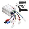 36V 500W Motor Brush Speed Controller with Twist Throttle Grip Aluminium Alloy for Electric Bike