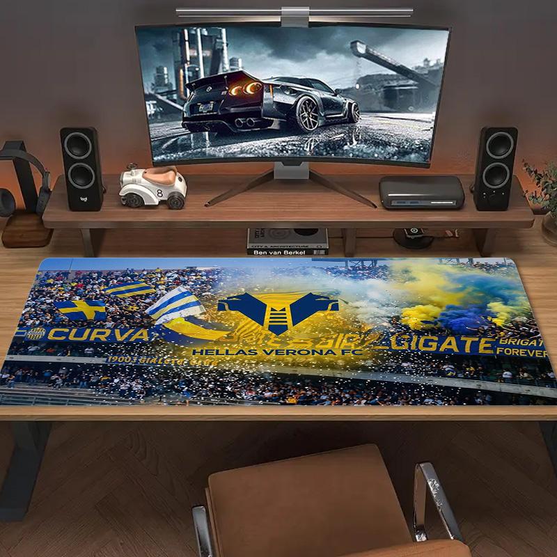 Hellas Verona Fc Цветная Коврик для Мыши Большой Игровой Коврик для Стола Нескользящий Ноутбук Планшетт Большой Коврик для Мыши XXL Коврик Мини ПК Игровой Коврик С Заблокированным краем