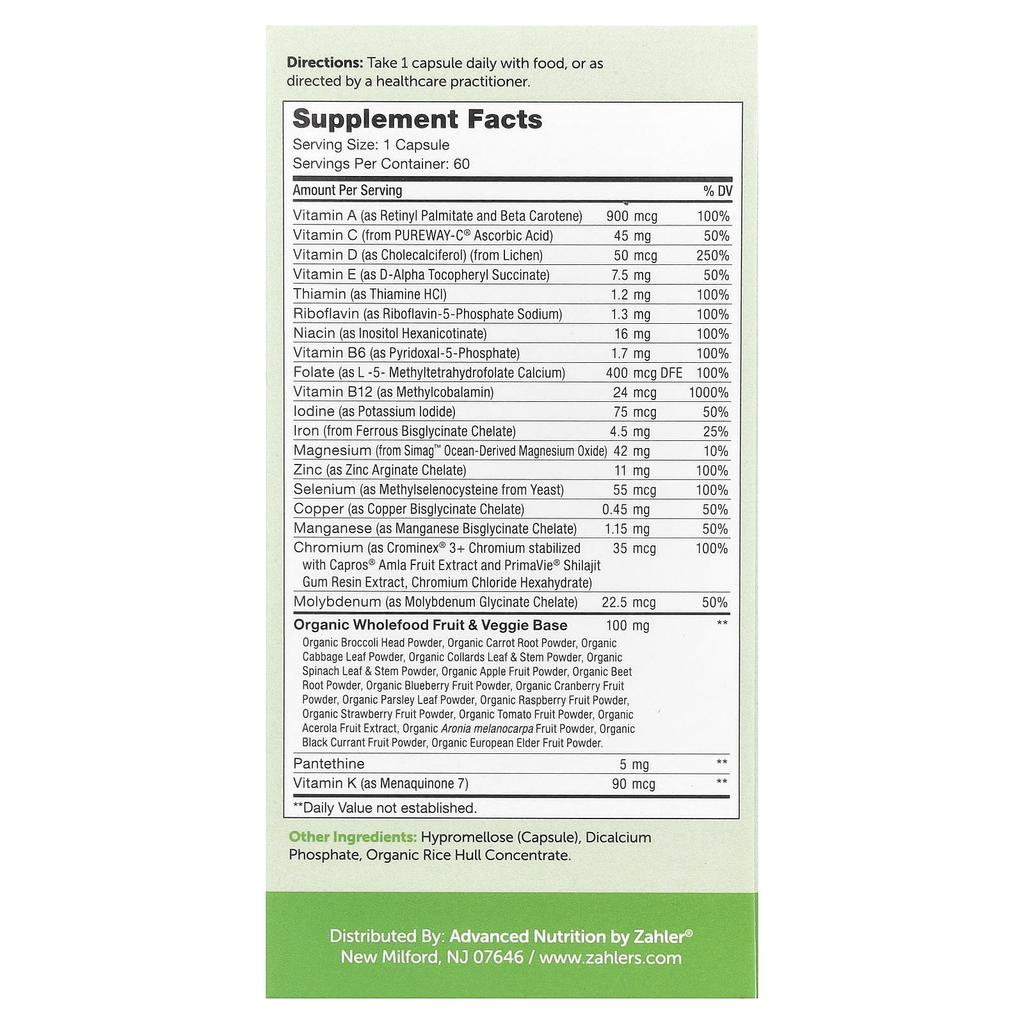 One Daily, Daily Multivitamin, 60 Capsules