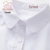 Белая школьная рубашка FULUOMI для мальчиков и девочек