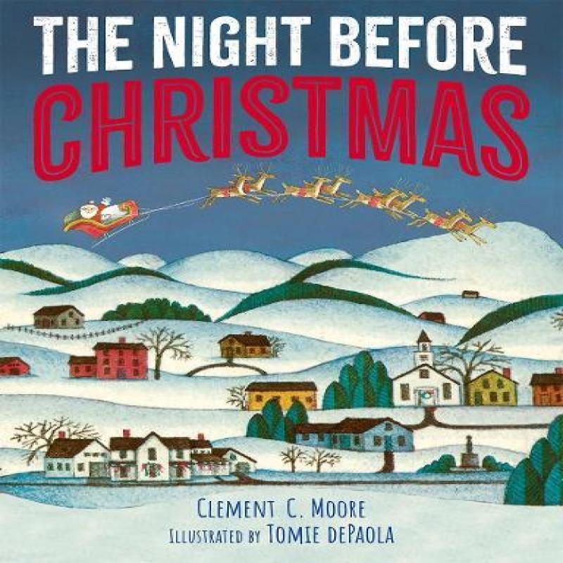 The Night Before Christmas by Clement Moore Paperback Book 9780192728470