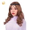 URCHOICE Хэллоуин Реалистичная Женская Маска Косплей Дрэг-квин Кроссдрессер Форма Груди с Макияжем для Вечеринки Маскировка