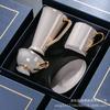 High Beauty Bone Porcelain Coffee Cup Set, Small Exquisite Ceramic Mug, Tea Cup, Water Cup, Home Wedding Companion Gift Box