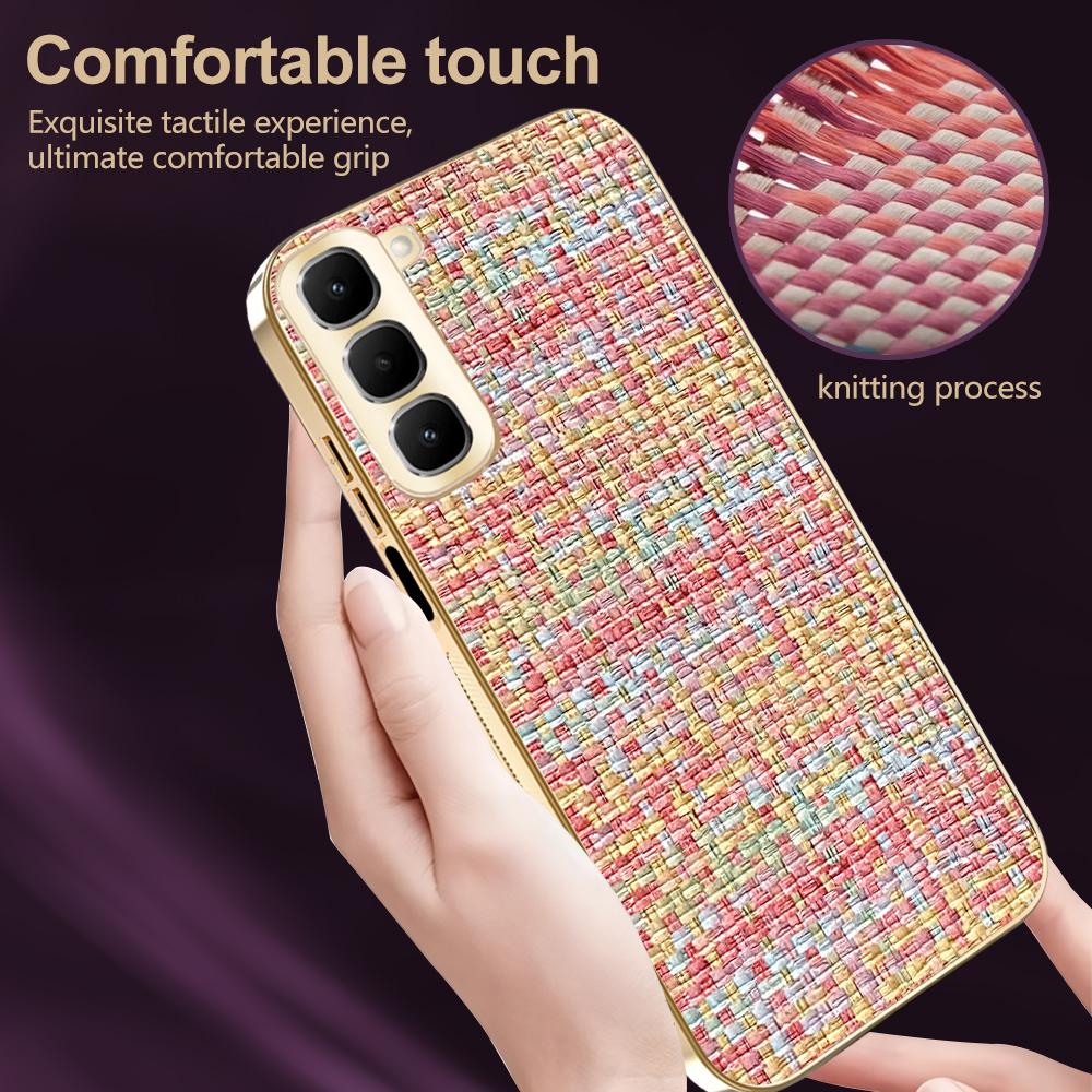 Роскошный Элегантный Женский Чехол Для Телефона Для Infinix Hot 70 60 Pro 60i 4G Электроокрашенный Плетеный Защита Камеры Полная Защита От Падений Защитная Крышка