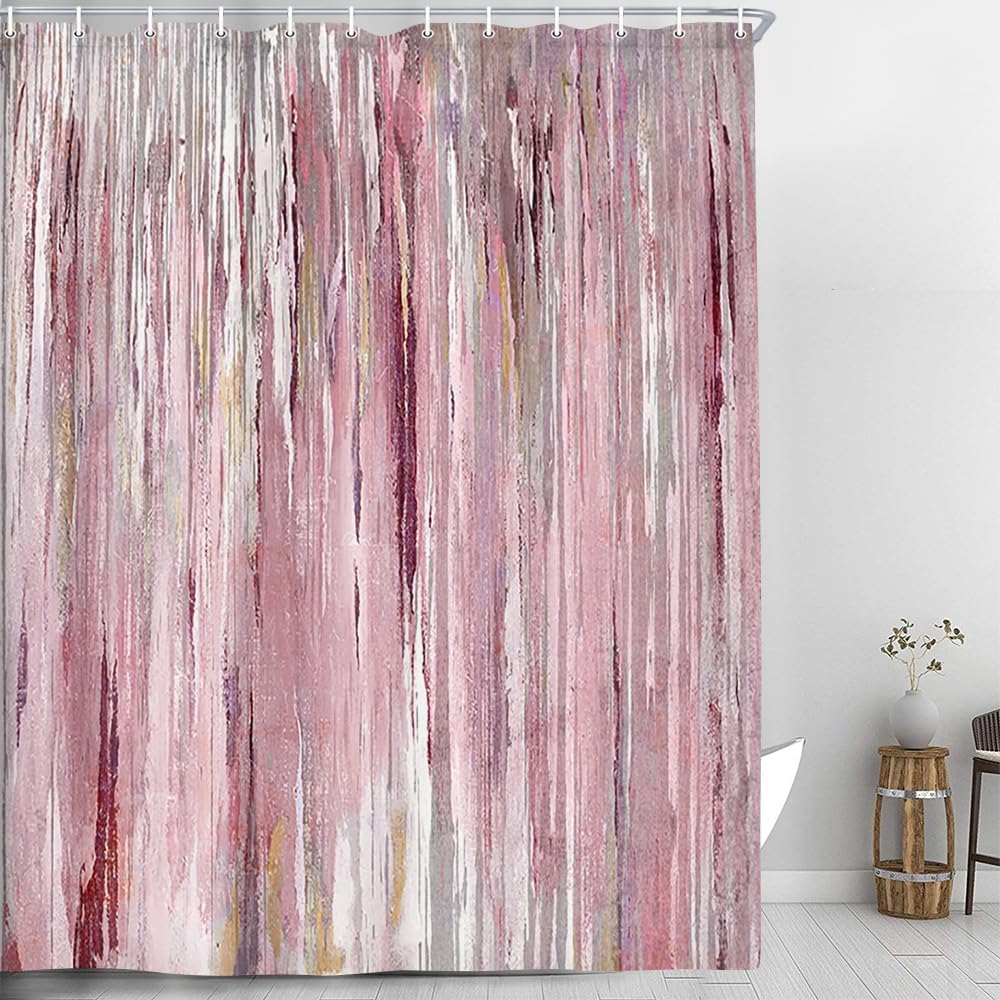 25Style Luxury Abstract Marbling Shower Curtains Geometric Stripes Drapes For Bathroom Accessories Set Bathtub Curtain With Hooks Waterproof