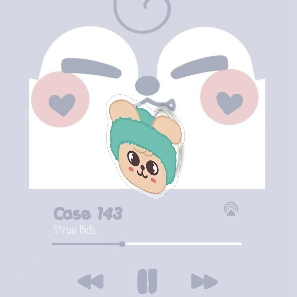 Акриловый держатель для телефона-подушка безопасности StrayKids, выдвижной