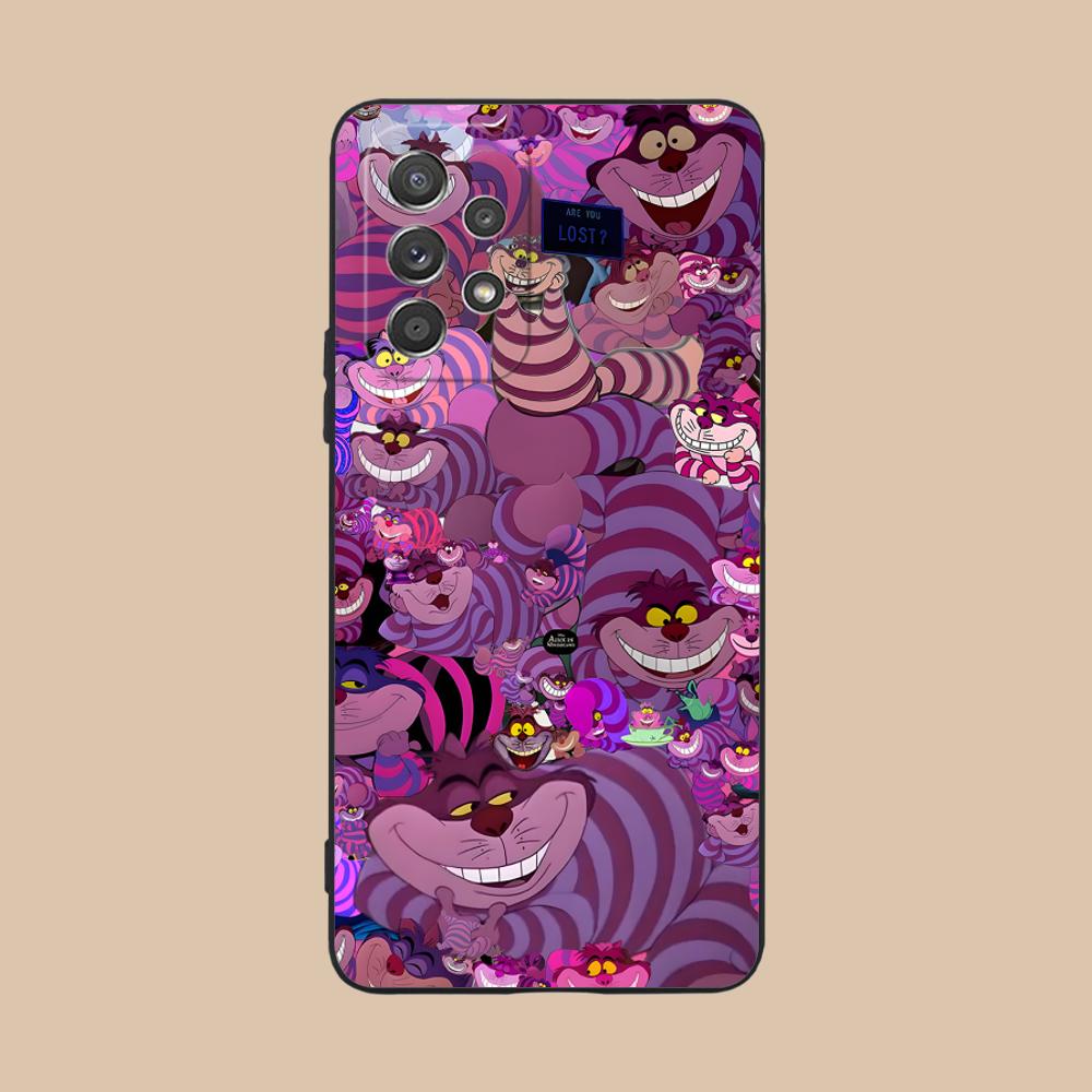 Чехол для телефона 'Кот Чешир' для Samsung Galaxy A73 72 71 70 56 55 54 53 52 36 35 34 23 16 15 5G Цветная Печать Смартфон Красивый