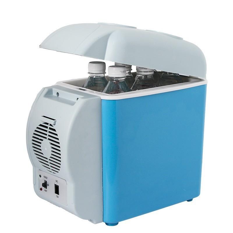Маленький холодильник двойного назначения для автомобиля и дома 45 Вт-60 Вт, портативный холодильный бокс для путешествий на открытом воздухе, коробка для нагрева и охлаждения для студенческого общежития