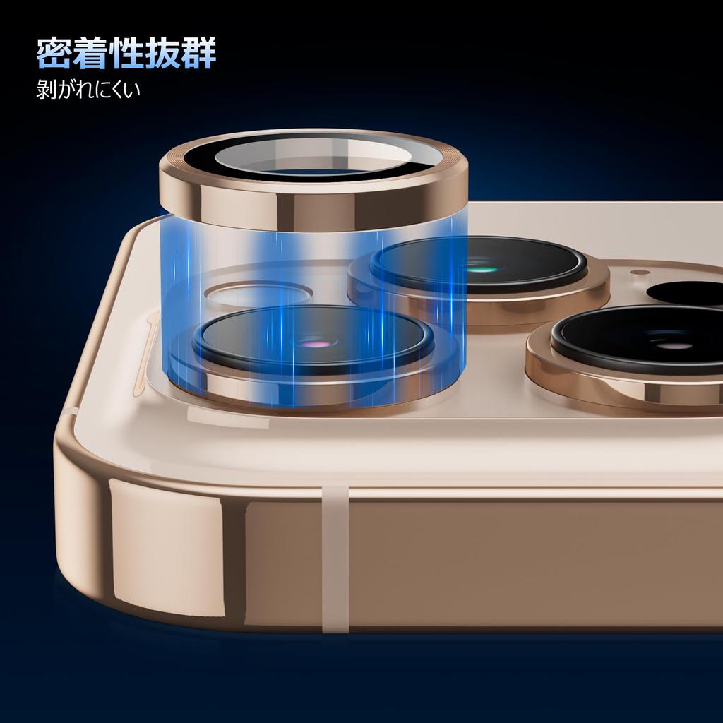 Podick Camera Film for iPhone 16 Pro Max Camera Cover 9H Tempered Glass Aluminum Alloy for iPhone 16 Pro Max Camera Protection Scratch Resistant