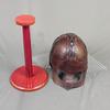 Handmade Viking Leather Helmet with Chainmail, Norse Warrior Cosplay Armor