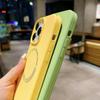 Жидкий силикон для чехла для беспроводной зарядки Magsafe для iPhone 15 14 13 12 11 Pro Max Plus, мягкий магнитный защитный чехол