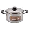 24cm Stainless Steel Pot with Handle, New Novel, Silver, HB-3625