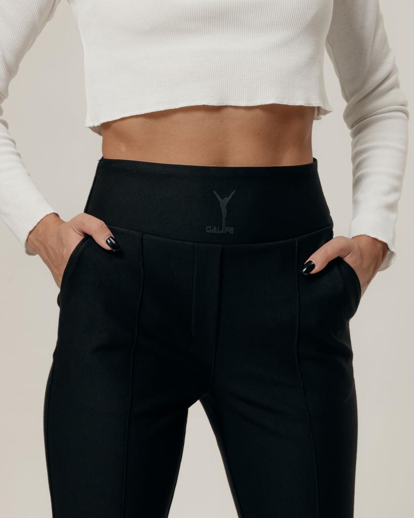 Брюки с высокой посадкой Galife 6934 38 черные