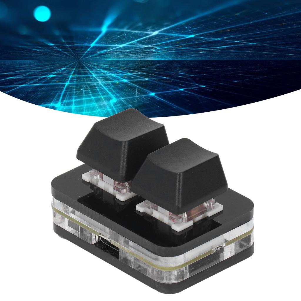 2 клавиши Красный Клавиатура Механическая USB-клавиатура для ритм-игр Функция копирования-вставки