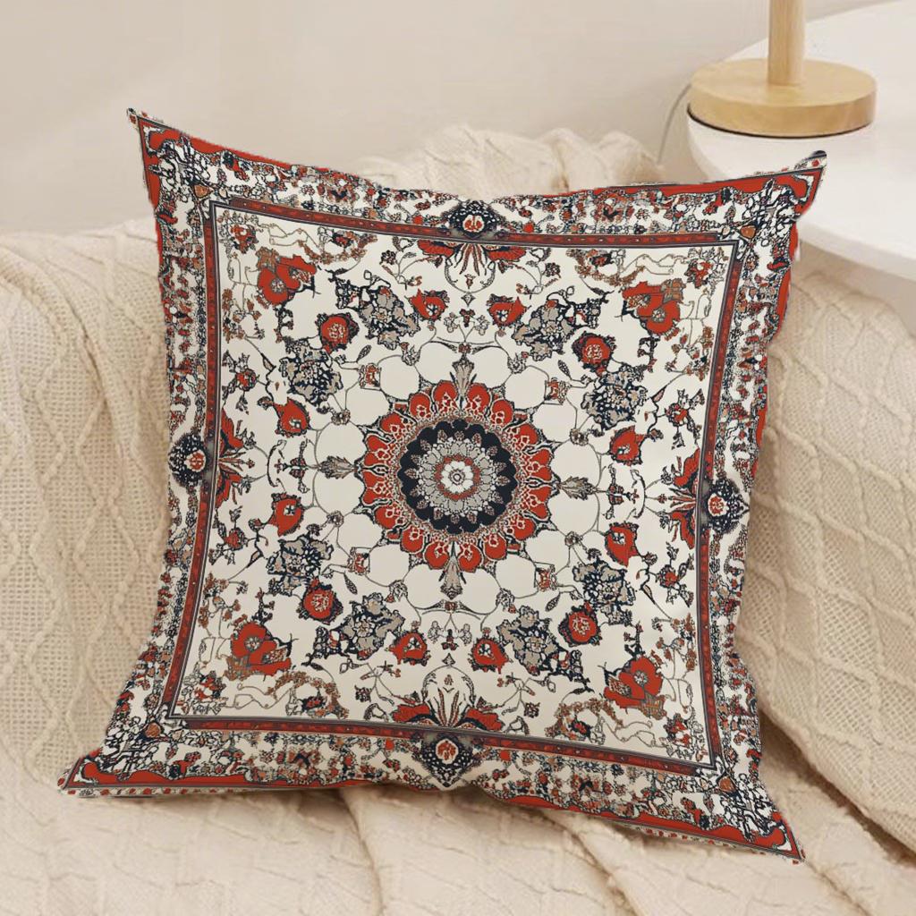 Floral Patterned Pillowcases For Sofasuitable For Sofa Car Bedroom Decorative Cushion Cover Pillow Cover