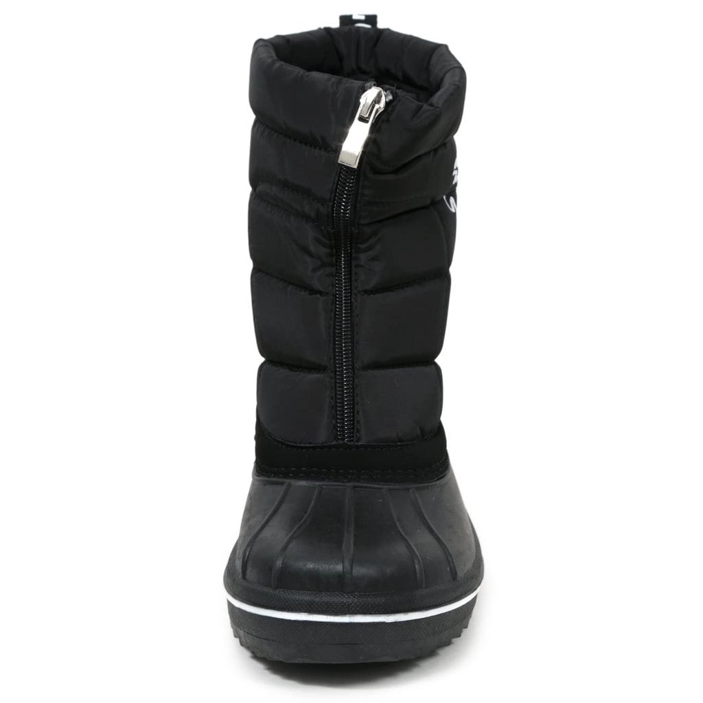 Женские зимние ботинки Mozu Bean Down, с внутренним мехом (boa), на молнии посередине, цвет черный, размер 25 см