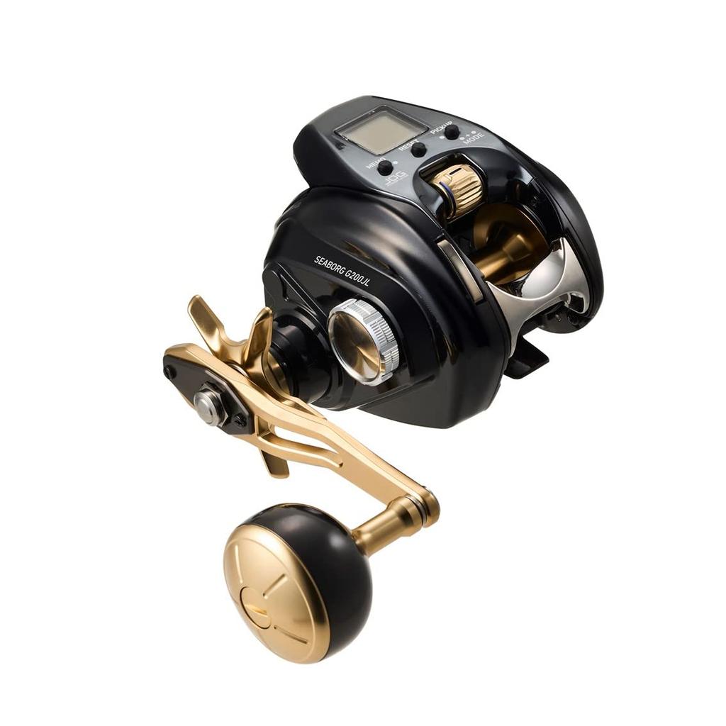 Daiwa Electric Reel Seaborg G200JL Black, Tough Light Monster Lightweight 520g High Power Design Style