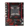 Материнская плата X99 LGA 2011 V3, материнская плата Micro ATX с гигабитной сетевой картой RTL8111G, для Xeon E5 V3 V4, 4-канальная DDR4, PCIe 3.0, двойные слоты M.2