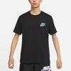 Nike T Shirts Men's Black Crew Neck Moderate Straight Fit DR7810-010