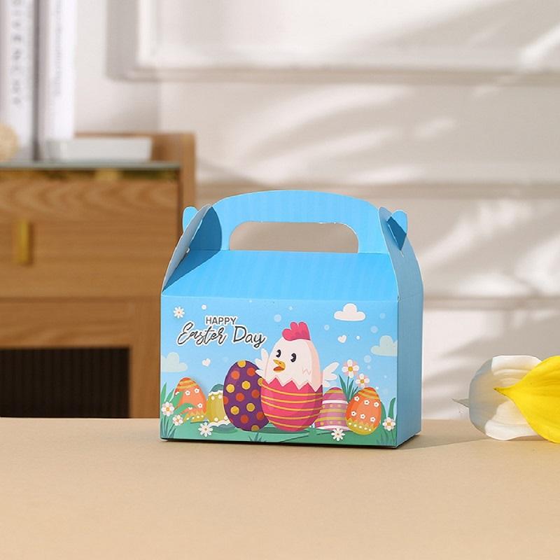 4pcs Cute Rabbit Paper Candy Box Kids Birthday Party Decorations Happy Easter Party Supply