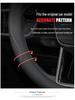 Odorless, non-slip steering wheel cover for BMW i3, i5, ix1, ix3, 5 Series & new energy vehicles; stitch-free design.