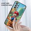 Чехол для телефона Super M-MarioS Bros из аниме для Samsung S25, S24, S23, S22, S21, S20, S10, Ultra, Plus, Lite, FE, Мягкий силиконовый черный чехол