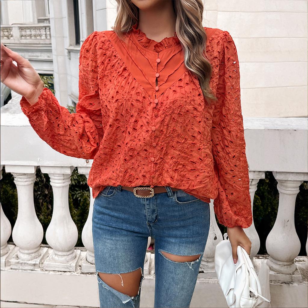 Женская зимняя блузка топ с рукавами-пузырями и длинными рукавами с принтом скелета