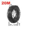 20m Length 16mm Diameter Electric Sewer Dredging Device Pipe Cleaning Tool with Extension Spring And Connector for Home Use