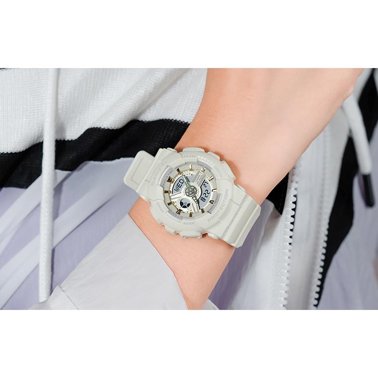 Casio Женские часы BABY-G Белые BA-110GA-7A2PR BA-110GA-7A2PR