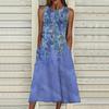 Summer Fashion Sexy Sleeveless Dress Soft Casual 3D Shivering Print Dress Sleeveless Sling Dress Summer Suspender Dress