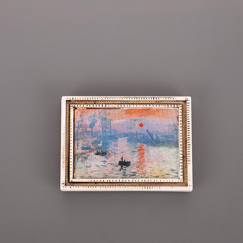 3D Полимерный Магнит на Холодильник: Знаменитая картина Ретро наклейка с персонажем