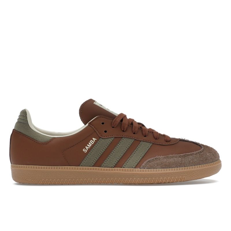 Adidas Samba OG Brown Olive Strata Unisex Sneakers Preloved-Brown Earth-Strata IE9122