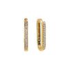Shertz Oval Cubic Onetouch Earring (14k) SHER0011