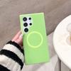 Luxury Ins Chic Jelly Liquid Silicone For Magsafe Magnetic Cases For For Samsung S25 S24 Ultra S23 FE Plus Shockproof Matte Cover