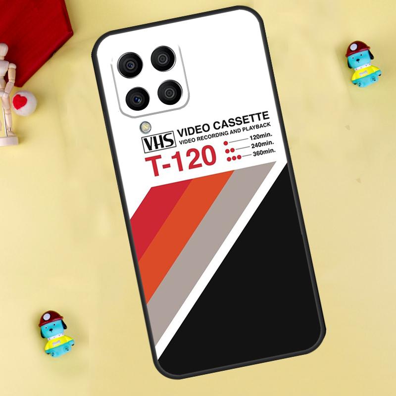 Ретро-чехол в виде VHS-кассеты для Samsung Galaxy M35 M55 M15 M11 M12 M13 M14 M06 M16 M36 M56 M31 M53 M32 M52 M34 M54