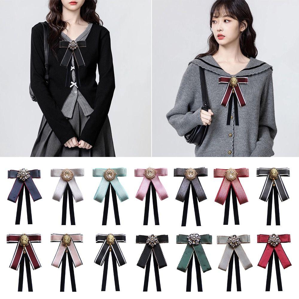 Простой Узкий Ленточный Бриллиантовый Галстук-бабочка Стразы Рубашечный Галстук-бабочка Женский Мужской Аксессуар для Торжественной Одежды