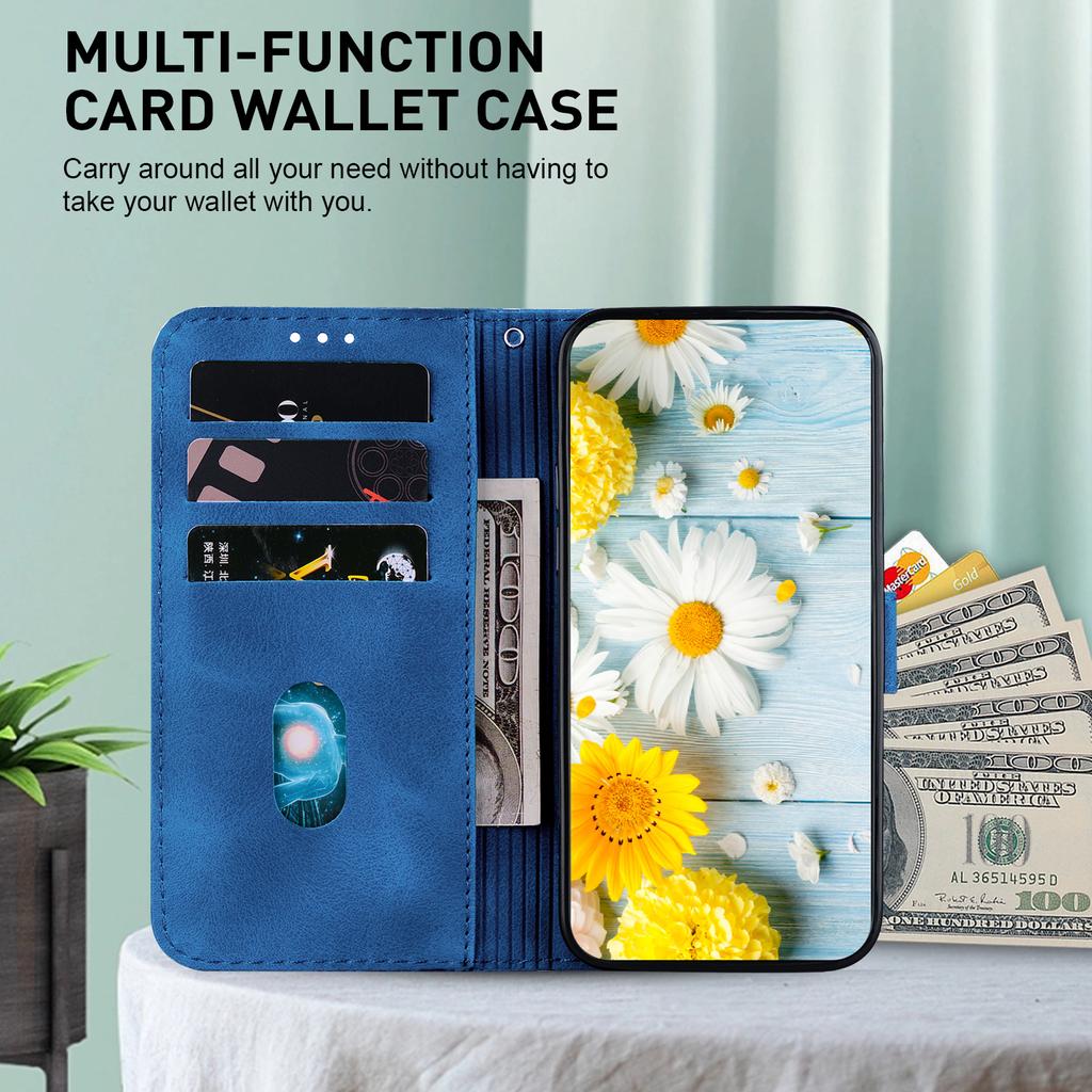 Lily Fower Embossed Flip Leather Case For LG V40 ThinQ/Stylo5/Stylo6/Stylo7/LG Velvet Kickstand Wallet Card Slots Cover for LG K42/K61/K40S/K50/Q60