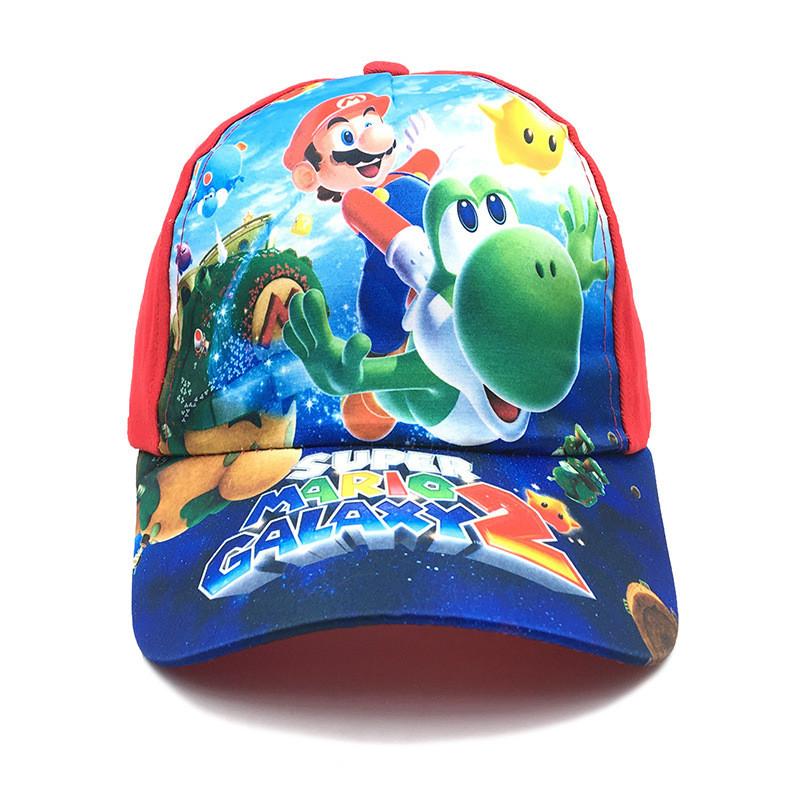 Детская бейсболка Bros Mario Super Pattern из дышащего хлопка для лета