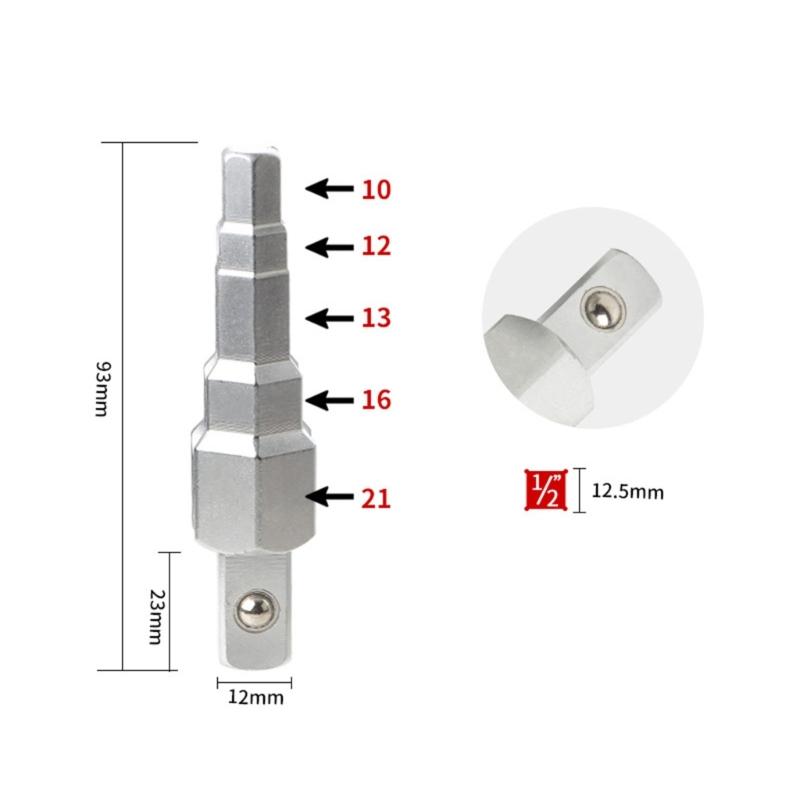 Квадратные радиаторы ступенчатый ключ, 1/2 3/8 привод универсальный ступенчатый ключ, используется для труб и радиаторов фигурный ключ