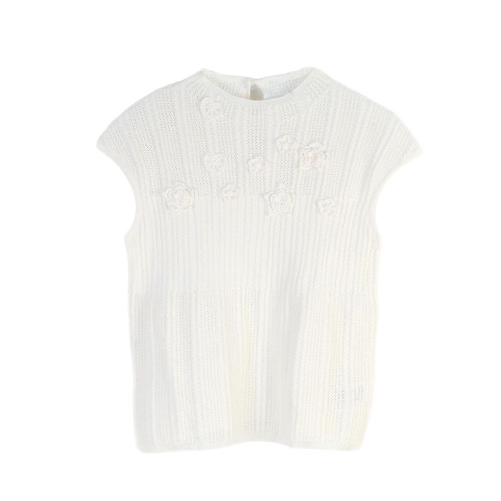 Женский трикотажный комплект «Камелия»: Кардиган, Жилет + Юбка – Весенне-летний стиль лесной феи