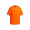 Future Style Short Sleeve T-Shirt With Printed Logo, Quick-Dry Sport Casual Men Tops Semi-Solar-Orange JI9884