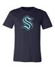 Футболка с логотипом S команды Seattle Kraken 6 размеров S-5XL!! Футболка Unisex