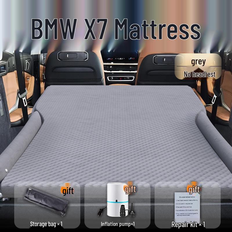 BMW X7 Car Bed: Inflatable Rear Seat Mattress & Trunk Sleeping Pad