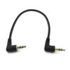 3.5mm Male To Male Stereo Audio Cable 90Degree Angled 3 Pole Fit for Car Headphone Auxiliary Cord Wire Converter MP3/MP4