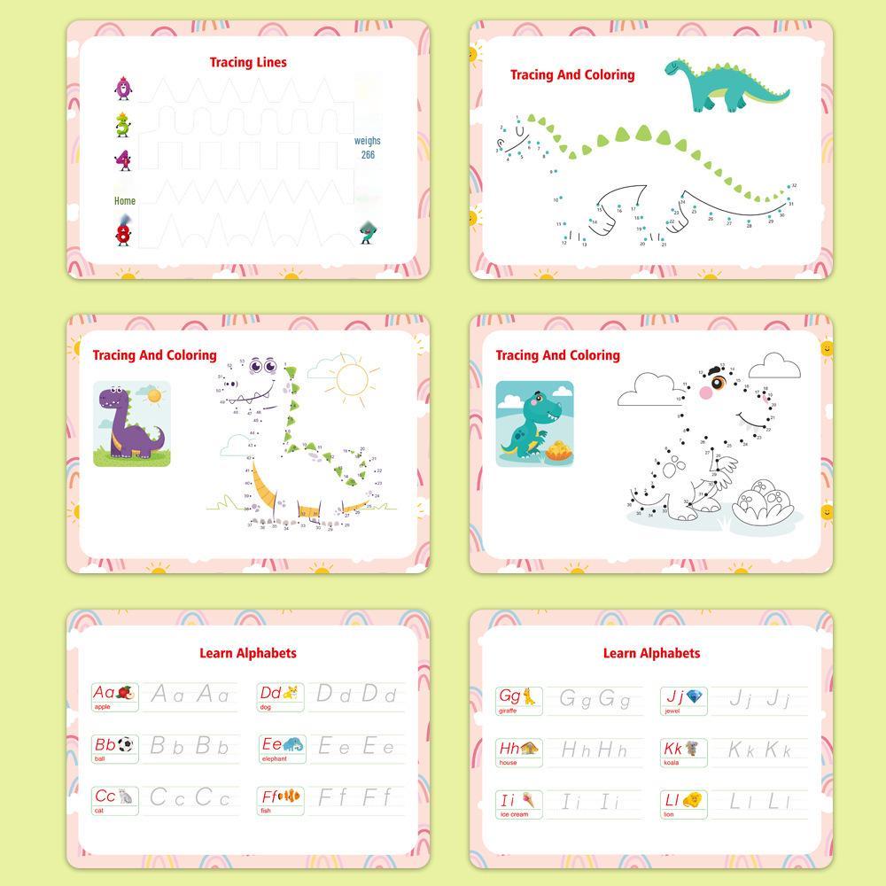 Children's Interactive Educational Quiet Book: Tear, Paste, and Puzzle Activities