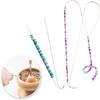 Versatile Bead Needle Pack of 4 Portable Fashion Accessory for Jewelry Designs and Embroidery Daily Use Craft Supplies