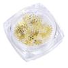90Pcs/Box Christmas Golden Snowflake Nail Art Sequins Ultra-thin Manicure Decor
