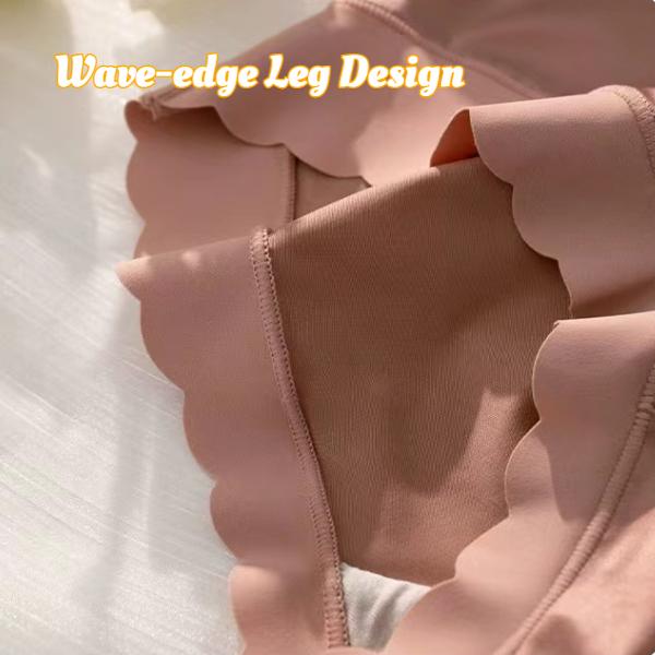 Women Ice Silk High Waist Underwear Simple Breathable No-marking Solid Color High Elasticity Lift Buttocks Panty