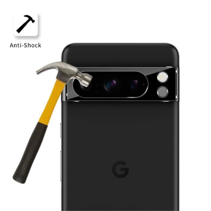 Защита камеры - Phonillico® - Google Pixel 8 PRO - Набор из 2 штук - Закаленное стекло - Устойчивый к царапинам