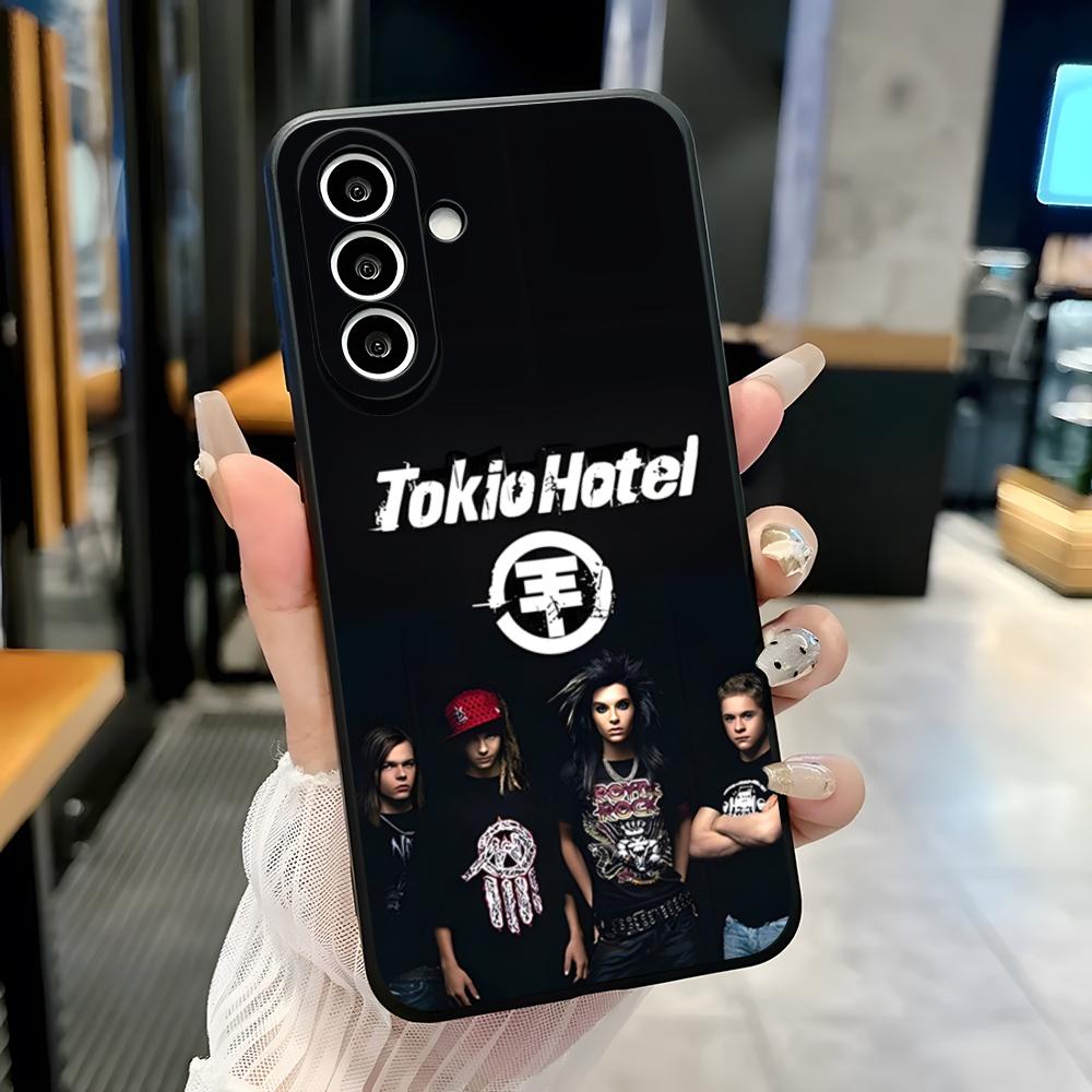 Чехол для телефона с ремешком T-Tokio Hotel для Samsung S26 S25 Plus S20 S20 Plus S22 Ultra S23 FE S21 Plus S21 Ultra Мягкий чехол